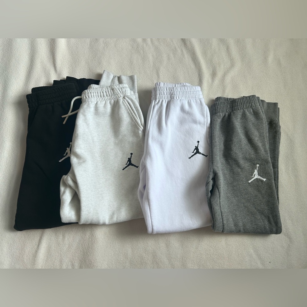 Jordan Sweatpants- Black, Cream, Gray, White